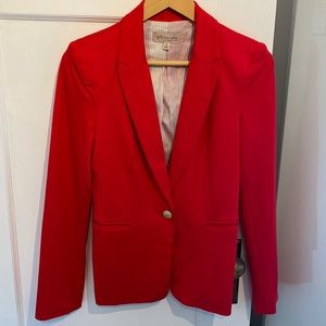 Candy red philosophy blazer